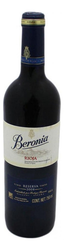 Pack De 4 Vino Tinto Beronia Reserva 750 Ml