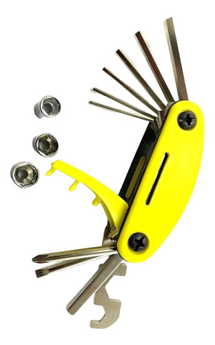 Imagen 2 de 3 de Multiherramienta Para Bicicleta Llaves Tipo Navaja Kit