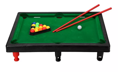 Mini Bilhar Mesa De Sinuca Snooker Jogo Brinquedo