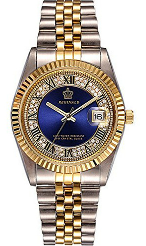 Reloj De Lujo Para Mujer Con Diamantes Y Acero Inoxidable, I