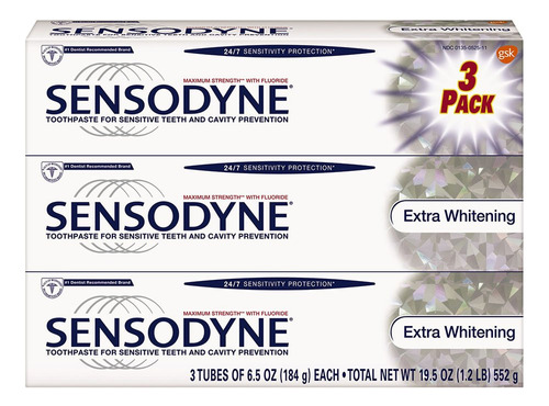 Sensodyne Proteccin De Sensibilidad 24/7 Pasta Dental Blanqu