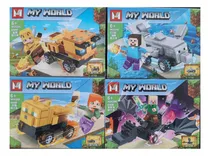 Comprar My World Bloques Para Armar Mg620 Pack X 4 Sets 256 Pz