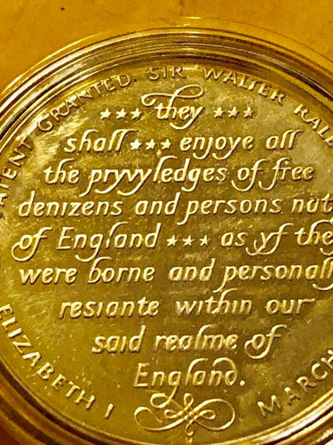 2 Medallas Encapsuladas De Eventos Históricos De Inglaterra (Usado)