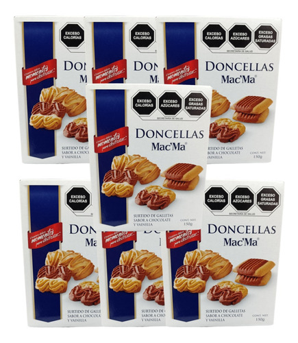 Doncellas Galleta 11 De 150g C/u Chocolate Vainilla Mac Ma