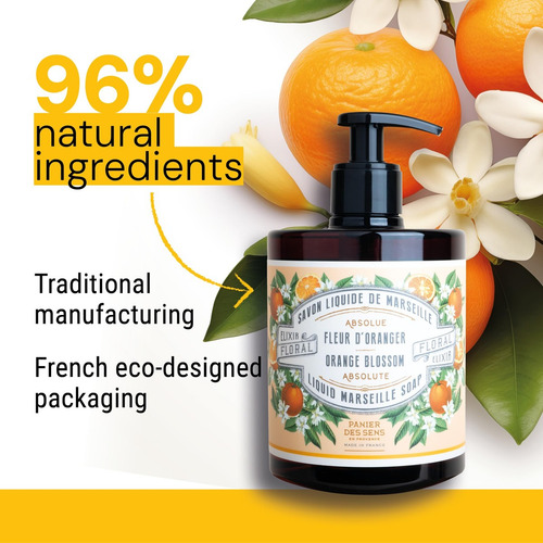 Panier Des Sens Jabón Líquido De Naranja Con Aceite De Coco