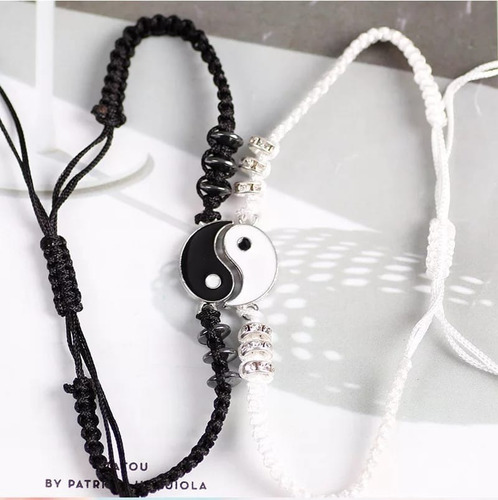Imagen 3 de 8 de Pulsera Manilla Yin Yang Parejas Amor Y Conexion Tai Chi