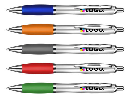 Lapiceras Personalizadas Con Logo Full Color X 25 Unid
