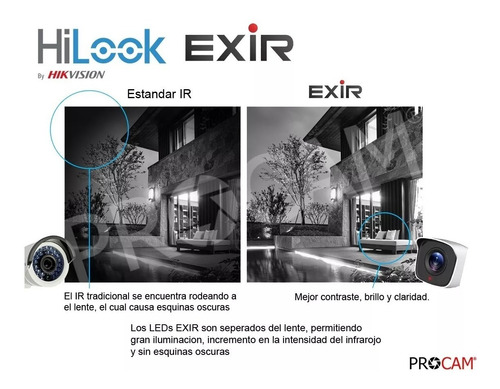 Imagen 6 de 7 de Kit Circuito Cerrado 4 Cámaras Hd 1 Mp Cctv Hikvision 1 Tb
