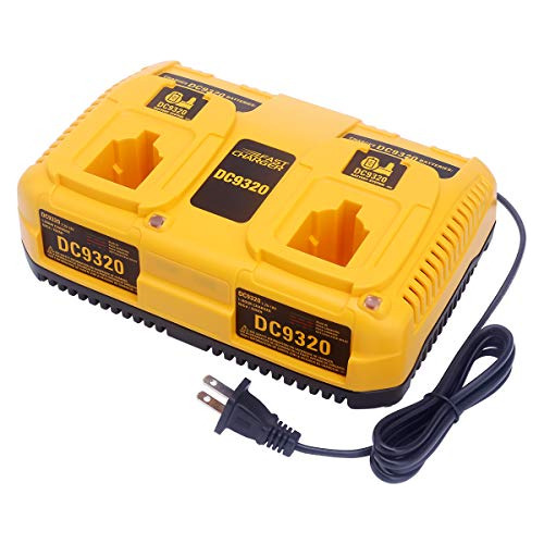 Cargador De Batería Dual De 7.2v 18v Dc9320 Compatible...