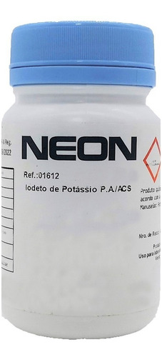Iodeto De Potássio P. A. Puríssimo Com Certificado 100gr