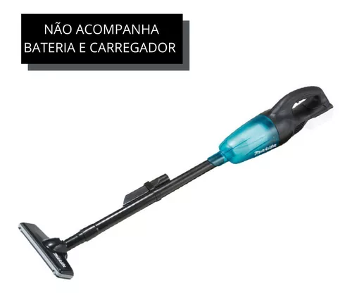 Aspirador sem fio Vertical, De mão Makita DCL180Z 0.65L Azul 110V/220V Sem  Bateria e Carregador