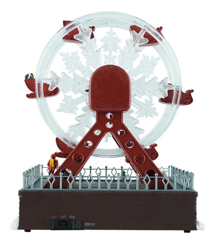 Roda Gigante Giratória Musical Brilhante De Natal