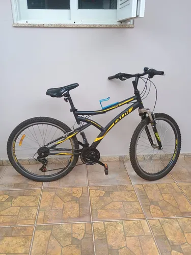 Bicicleta Caloi Andes 26 21v Mtb Preto E Amarelo