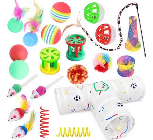 Kit de 22 juguetes + túnel