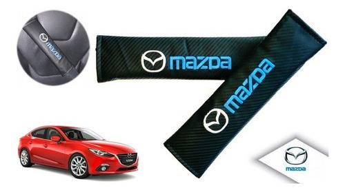 Par Almohadillas Cubre Cinturon Mazda 3 2.0l 2018