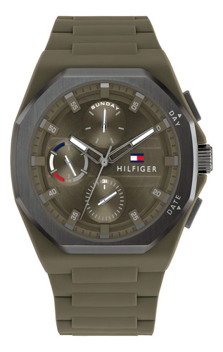Reloj Para Hombre Tommy Hilfiger Neo 1792121 Verde
