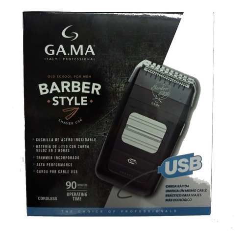 Máquina Corta Barba Gama Barber Style Inalámbrica