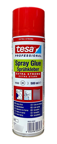 Adhesivo En Spray Extrafuerte Tesa Profesional 500 Ml