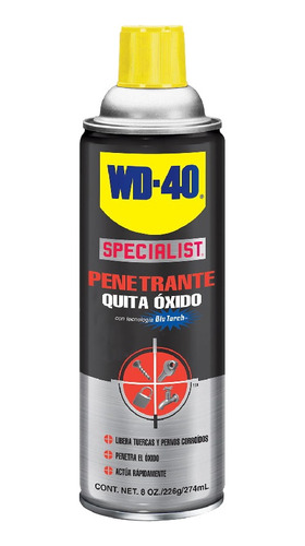 Wd-40 Specialist Penetrante - Quita Óxido - 226 Gr
