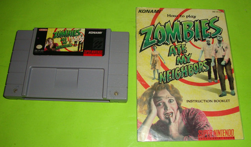 Zombies Ate My Neighbour Consola Super Nintendo Snes Mr2023