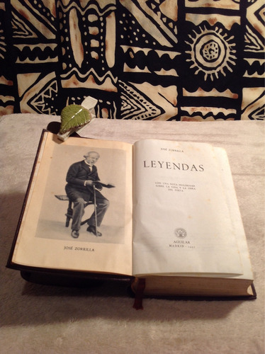 Libro Antiguo. Jose Zorrilla. Leyendas