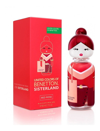 Perfume Importado Benetton Sisterland Red Rose Edt X80 Ml