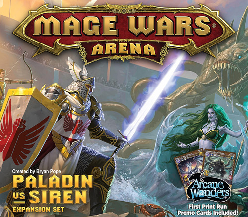 Juego De Mesa Mage Wars Arena: Paladin Vs Siren Expansion