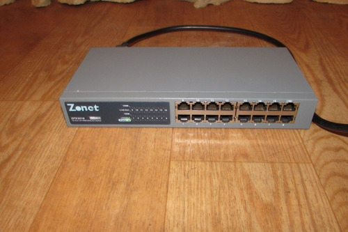 Switch Ethernet Zonet Zfs3016 16 Puertos 10/100m 