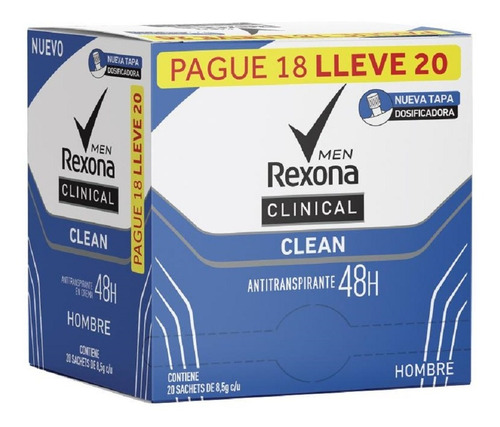 Desodorante Rexona Men Clinical - g Fragancia Suave & Agradable