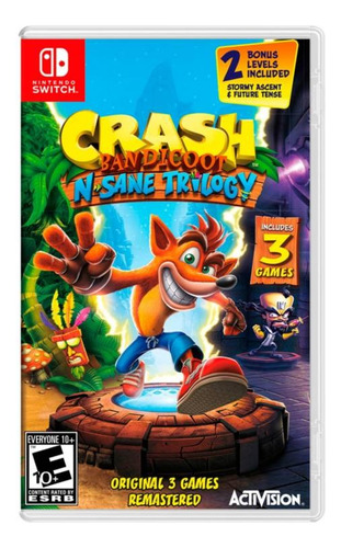 Crash Bandicoot Nsane Trilogy 2 Bonus Levels Nintendo Switch