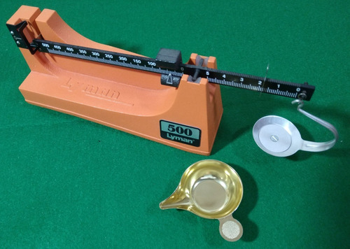 Balanza Lyman 500 Grains Scale Precisión Pólvora Usa