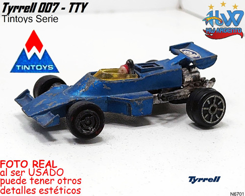 Hot Wheels Usado Hwargento Tyrrell 007 - Tty N6701 0