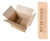 Comprar Cajas Mudanza Resistentes 40x30x30 \u002F Pack 5 Cajas 