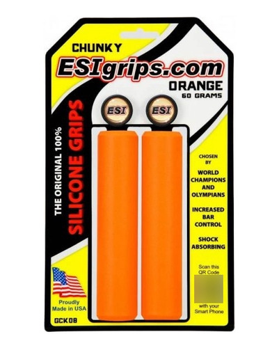 Puños Para Bicicleta Esi Grips Chunky Espuma Anti Vibración