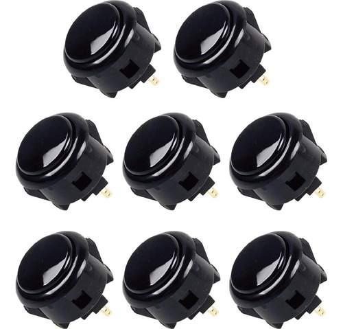Joystick Sanwa Jlf-tp-8yt + 8 Botones Obsf-30 Negro