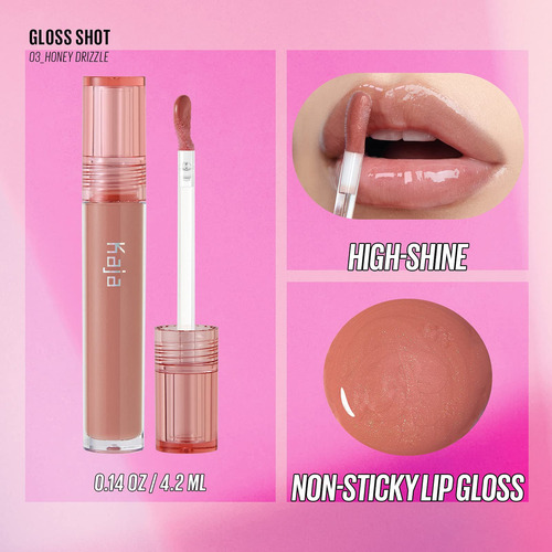 Bálsamo Labial Gloss Shot 03 Honey Drizzly Brillo Intenso No