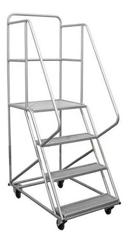 Imagen 2 de 2 de Escalera Para Deposito C/ruedas Tipo Burro-desarmable-100cm