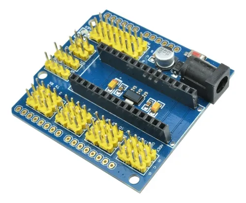 Shield De Expansión Con Borneras Para Arduino Nano