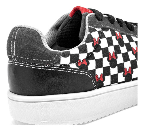 Tenis Mujer Minnie Mouse 3928 Negro Blrj 121-476