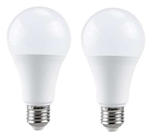 2 Lamparas Bulbo Led 7w E27 Luz Fría O Cálida Silverled