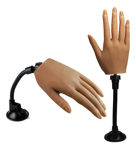 Mano De Práctica De Silicona Para Uñas Acrílicas, Maniquí