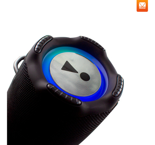 Bocina Radio Fm Luz Led Recargable Usb Bluetooth Portatil