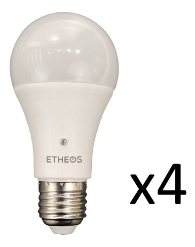 Imagen 1 de 10 de Lámpara Led Con Sensor De Luz Automática X 4 Unid. Gfx