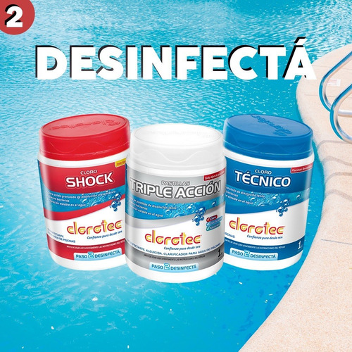Pastillas De Cloro Triple Accion Por 20 Unidades Clorotec