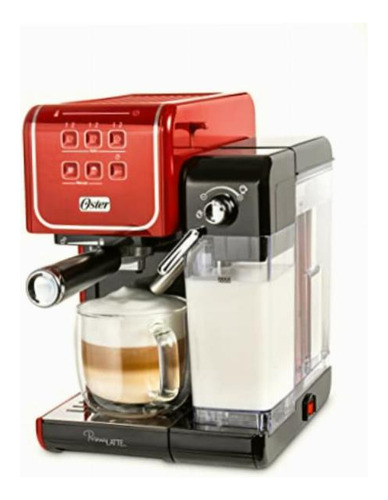 Oster Cafetera Primalatte 2 Touch Rojo