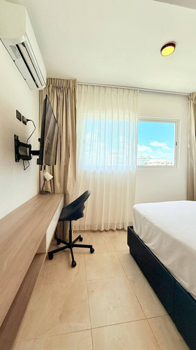 Apartamento Amueblado Con Jacuzzi En Terraza Privada Evaristo Morales