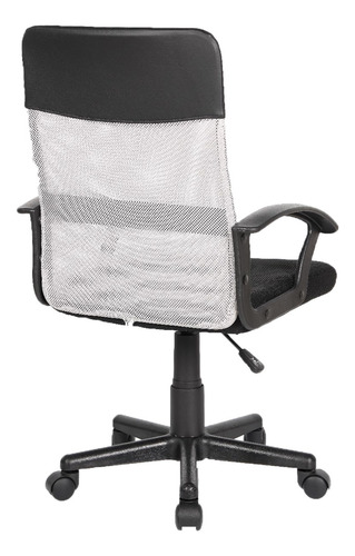 Imagen 2 de 5 de Silla De Oficina Escritorio Ergonomica Akivoy Color Gris