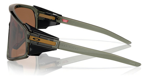 Gafas de sol Oakley Latch Panel Olive Ink Prizm, color verde tungsteno