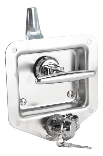 Tool Latch T Handle Keys, Alça Dobrável, Fechadura De Aço In