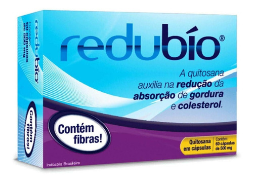 Redubio Cápsulas Quitosana 500mg Com 60 Cápsulas